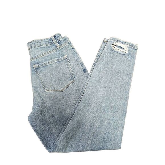 VERVET Blue Distressed Ripped Stretch Jeans Women's Size 26 - Picture 1 of 6